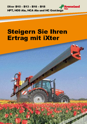 Opryskiwacze zawieszane Kverneland iXter B13