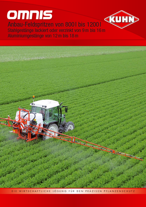 Opryskiwacze zawieszane Kuhn Omnis 1000