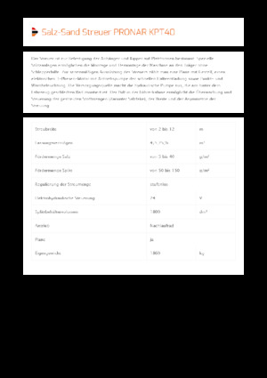 Mocowane urządzenia rozsiewające Pronar KPT 40 