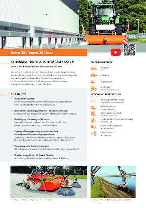 Mocowane zamiatarki Bema 25/2300