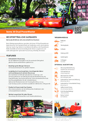 Mocowane zamiatarki Bema 30 Dual 2600
