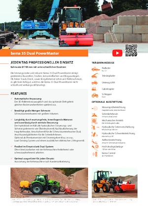 Mocowane zamiatarki Bema 35 Dual 2050