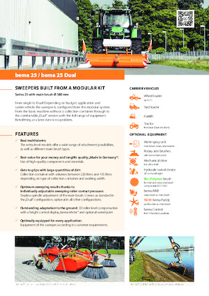 Mocowane zamiatarki Bema bema 25