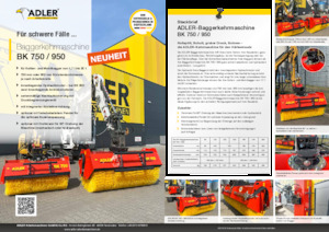 Mocowane zamiatarki Adler BK 950-240