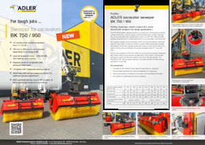 Mocowane zamiatarki Adler BK 950-240