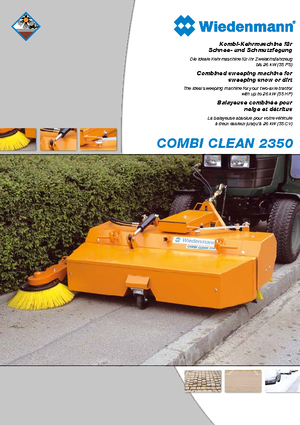 Mocowane zamiatarki Wiedenmann CombiClean 2350