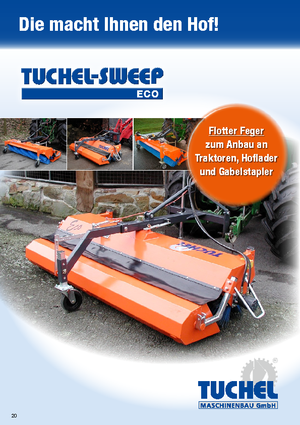 Mocowane zamiatarki Tuchel Eco 180 Ø 520