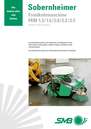 Mocowane zamiatarki Sobernheimer FKM 2.0