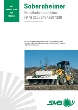 Mocowane zamiatarki Sobernheimer FKM 240