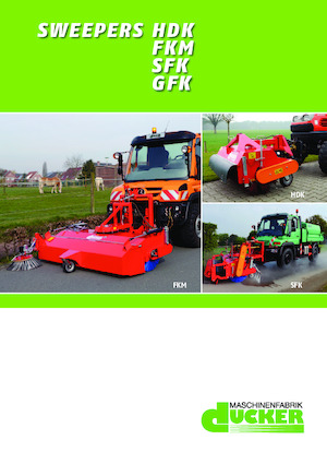 Mocowane zamiatarki Dücker HDK 1800