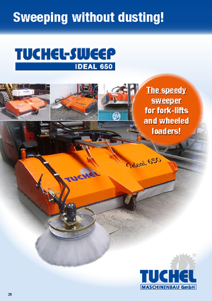 Mocowane zamiatarki Tuchel Ideal 