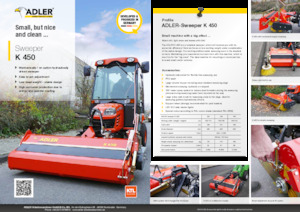 Mocowane zamiatarki Adler K 450-120