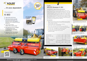 Mocowane zamiatarki Adler K 950-360