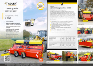 Mocowane zamiatarki Adler K 950-360