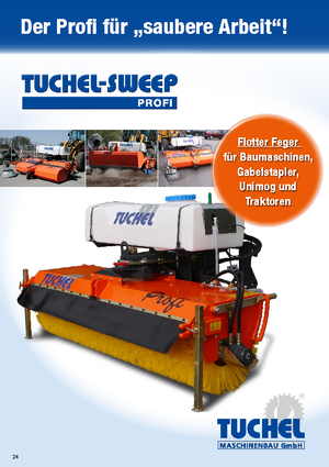 Mocowane zamiatarki Tuchel Profi 260 Ø 600