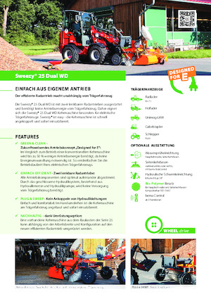 Mocowane zamiatarki Bema Sweezy 25 Dual WD