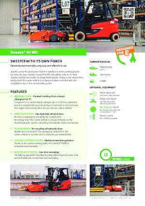 Mocowane zamiatarki Bema Sweezy 40 WD