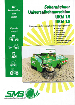 Mocowane zamiatarki Sobernheimer UKM 1.9