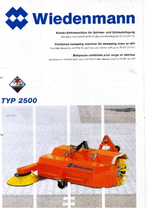 Mocowane zamiatarki Wiedenmann 2500