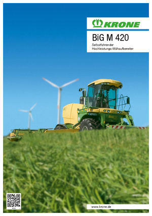 Samojezdna kosiarka z kondycjonerem Krone Big M 420 CV