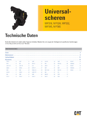 Multi-procesory Caterpillar MP324D