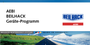 Pługi śnieżne wielolemieszowe Beilhack PVF 26-3