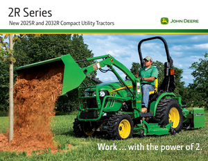 Traktory miejskie z zaczepem przednim John Deere 2032 R