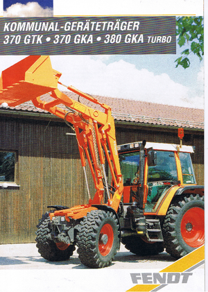 Ciągniki kompaktowe Fendt 380 GKA Turbo