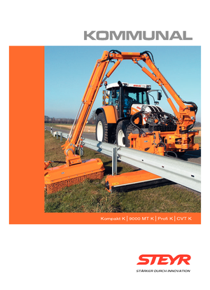 Ciągniki kompaktowe Steyr 6140 Profi K