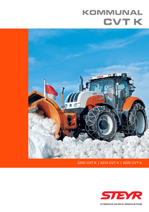 Ciągniki kompaktowe Steyr 6225 CVT K