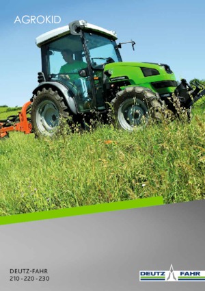 Ciągniki kompaktowe DEUTZ-FAHR Agrokid 230 