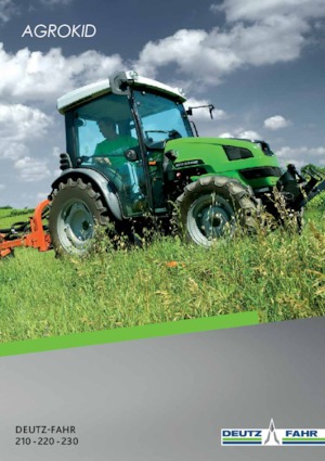 Ciągniki kompaktowe DEUTZ-FAHR Agrokid 230 