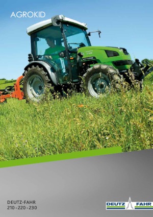 Ciągniki kompaktowe DEUTZ-FAHR Agrokid 230 