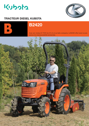 Ciągniki kompaktowe Kubota B 2420