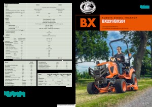 Ciągniki kompaktowe Kubota BX261