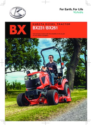 Ciągniki kompaktowe Kubota BX261