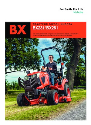 Ciągniki kompaktowe Kubota BX261