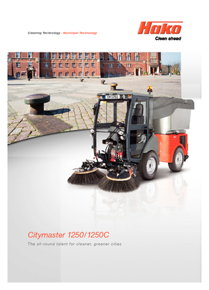 Ciągniki kompaktowe Hako Citymaster 1250 C