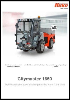 Ciągniki kompaktowe Hako Citymaster 1650