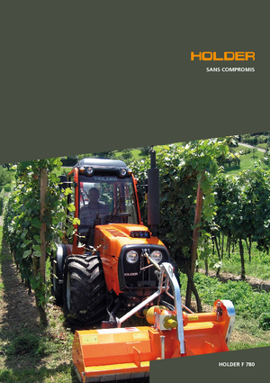 Ciągniki kompaktowe Holder F 780