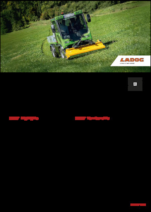 Traktory miejskie z zaczepem przednim Ladog E 1400