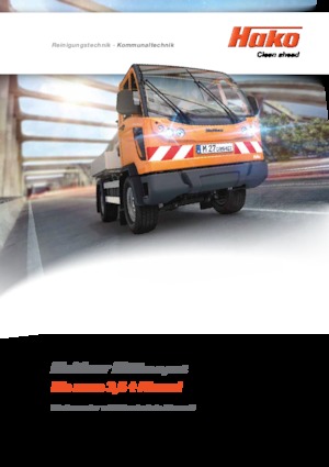 Traktory miejskie z zaczepem przednim Multicar M 27 compact