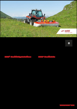 Traktory miejskie z zaczepem przednim Aebi TT 211+