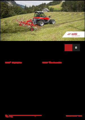 Traktory miejskie z zaczepem przednim Aebi TT 241+