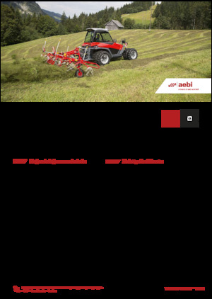 Traktory miejskie z zaczepem przednim Aebi TT 281+ 