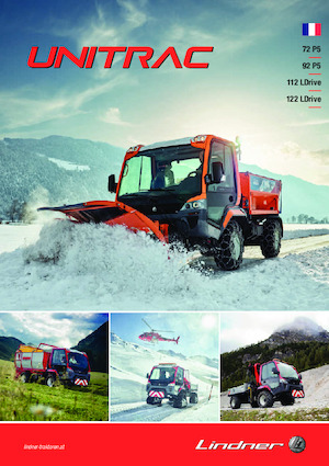 Traktory miejskie z zaczepem przednim Lindner Unitrac 92 P5