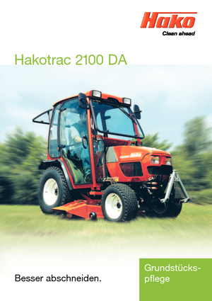 Ciągniki kompaktowe Hako Hakotrac 2100 DA