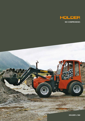 Ciągniki kompaktowe Holder L 560