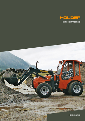 Ciągniki kompaktowe Holder L 560