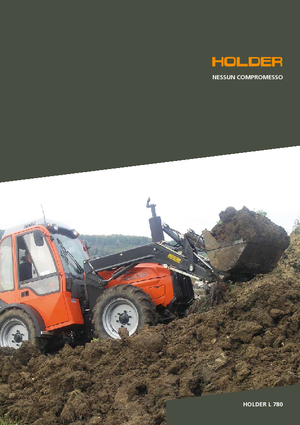 Ciągniki kompaktowe Holder L 780